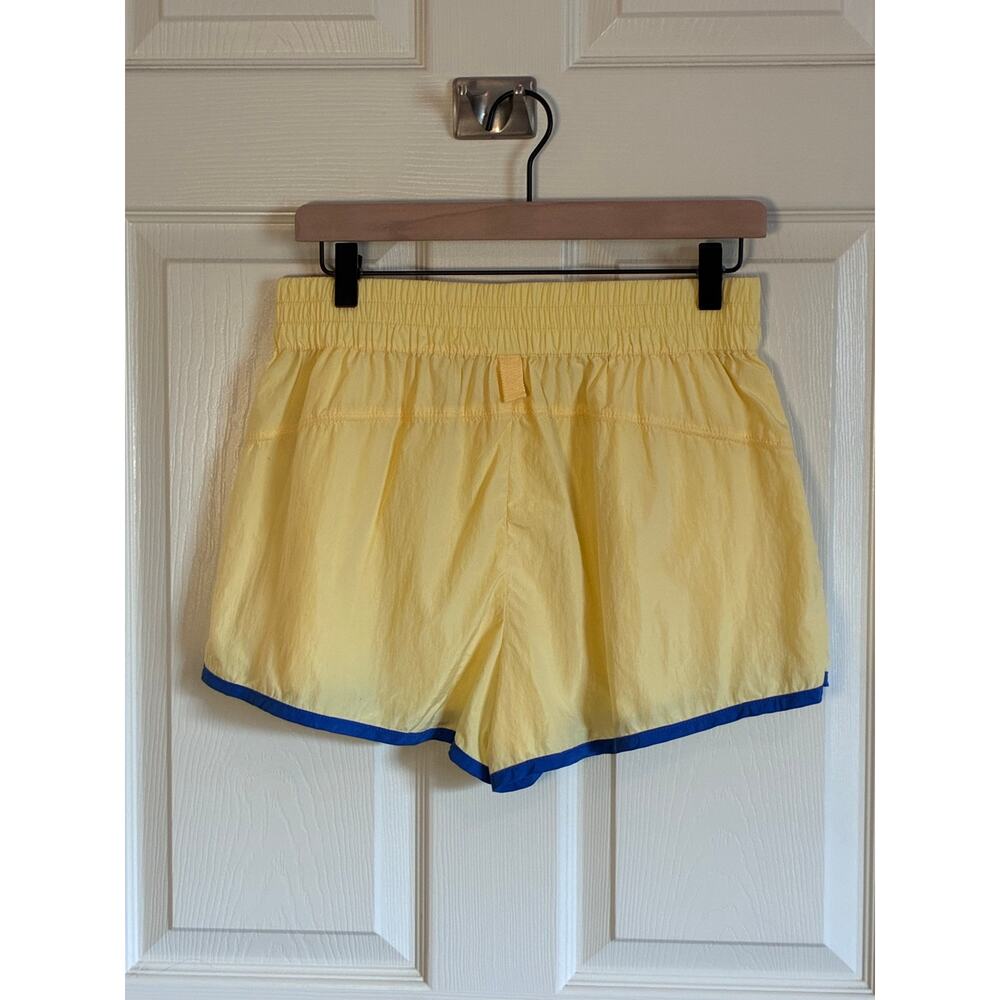 Free People Movement World Tour Two-Piece Set Yellow Blue Jacket + Shorts Size M - Picture 5 of 12